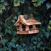 Деревянная кормушка для птиц, обожженная, гуцульский домик - 10 ['будка для птиц', ' домик для птиц', ' кормушка для птиц', ' деревянная кормушка', ' обожженная кормушка']