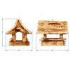 Деревянная кормушка для птиц, обожженная, гуцульский домик - 6 ['будка для птиц', ' домик для птиц', ' кормушка для птиц', ' деревянная кормушка', ' обожженная кормушка']