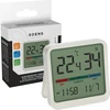 Электронный комнатный термометр, белый - 6 ['электронный термометр', ' термометр с часами и датой', ' термометр с измерителем влажности', ' измерение влажности в помещении', ' измеритель комфорта', ' термометр с индикатором комфорта', ' многофункциональный термометр', ' комнатный термометр', ' термометр для помещений', ' беспроводной термометр', ' электронный настенный термометр']