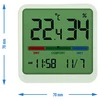 Электронный комнатный термометр, белый - 9 ['электронный термометр', ' термометр с часами и датой', ' термометр с измерителем влажности', ' измерение влажности в помещении', ' измеритель комфорта', ' термометр с индикатором комфорта', ' многофункциональный термометр', ' комнатный термометр', ' термометр для помещений', ' беспроводной термометр', ' электронный настенный термометр']