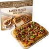 Камень для пиццы прямоугольный, Изготовлен из кордиерита, 38x30,5 см - 4 ['для выпечки пиццы', ' итальянская пицца', ' для выпечки хлеба', ' для подарка', ' прямоугольный камень для пиццы', ' большой камень для пиццы']