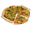 Камень для пиццы с ручкой и ножом, Изготовлен из кордиерита, круглый, 33 см - 5 ['подарок', ' домашняя пицца', ' для выпечки пиццы', ' для подачи пиццы', ' для выпечки хлеба', ' для выпечки булочек']