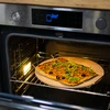 Камень для пиццы с ручкой и ножом, Изготовлен из кордиерита, круглый, 33 см - 11 ['подарок', ' домашняя пицца', ' для выпечки пиццы', ' для подачи пиццы', ' для выпечки хлеба', ' для выпечки булочек']