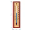 Комнатный термометр с золотистой шкалой (-10°C до +50°C) 12см, микс - 4 ['внутренний термометр', ' комнатный термометр', ' термометр для помещений', ' домашний термометр', ' термометр', ' деревянный комнатный термометр', ' термометр с читабельной шкалой', ' термометр для подвешивания', ' традиционный термометр']