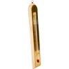Комнатный термометр с золотистой шкалой (-10°C до +60°C) 28см микс - 3 ['внутренний термометр', ' комнатный термометр', ' термометр для помещений', ' домашний термометр', ' термометр', ' деревянный комнатный термометр', ' термометр с читабельной шкалой', ' термометр с золотистой шкалой', ' термометр для подвешивания']