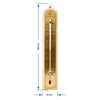 Комнатный термометр с золотистой шкалой (-10°C до +60°C) 28см микс - 5 ['внутренний термометр', ' комнатный термометр', ' термометр для помещений', ' домашний термометр', ' термометр', ' деревянный комнатный термометр', ' термометр с читабельной шкалой', ' термометр с золотистой шкалой', ' термометр для подвешивания']