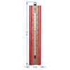 Комнатный термометр с золотистой шкалой (-40°C до +50°C) 16см микс - 2 ['внутренний термометр', ' комнатный термометр', ' термометр для помещений', ' домашний термометр', ' термометр', ' деревянный комнатный термометр', ' термометр с читабельной шкалой', ' термометр с золотистой шкалой']