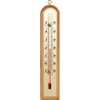 Комнатный термометр с золотой шкалой (-10°C до +50°C) 22см, микс  - 1 ['внутренний термометр', ' комнатный термометр', ' термометр для помещений', ' домашний термометр', ' термометр', ' деревянный комнатный термометр', ' термометр с читабельной шкалой', ' термометр с серебристой шкалой', ' термометр для подвешивания', ' традиционный термометр']