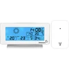 Метеостанция RCC, DCF – электронная, беспроводная, с подсветкой, датчик, белая  - 1 ['метеостанция', ' домашняя метеостанция', ' температура', ' температура окружающей среды', ' контроль температуры', ' электронный термометр', ' термометр с датчиком', ' комнатный термометр', ' наружный термометр', ' уличный термометр', ' метеостанция']