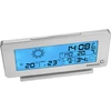 Метеостанция RCC, DCF – электронная, беспроводная, с подсветкой, датчик, белая - 3 ['метеостанция', ' домашняя метеостанция', ' температура', ' температура окружающей среды', ' контроль температуры', ' электронный термометр', ' термометр с датчиком', ' комнатный термометр', ' наружный термометр', ' уличный термометр', ' метеостанция']