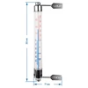 Оконный тбезртутный термометр с металлической оправой  (-50°C до +50°C) 20см - 2 ['наружный безртутный термометр', ' термометр', ' оконный термометр', ' термометр с читабельной шкалой', ' пластиковый термометр', ' термометр на окно', ' балконный термометр', ' двухсторонний термометр', ' самоклеящийся термометр']