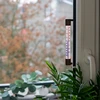 Оконный термометр, коричневый (-50°C до +50°C) 18см - 7 ['уличный термометр', ' термометр', ' оконный термометр', ' термометр с читабельной шкалой', ' пластиковый термометр', ' термометр на окно', ' балконный термометр', ' двухсторонний термометр', ' самоклеящийся термометр']