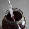 Счетчик вина (сахаромер) с термометром в пластиковой пробирке - 6 