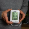 Термометр – электронный, датчик, белый - 9 ['температура', ' температура окружающей среды', ' контроль температуры', ' внутренний термометр', ' наружный термометр', ' уличный термометр']