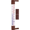 Термометр уличный трубчатый, приклеиваемый/привинчиваемый, коричневый (-60°C до +50°C) 23см  - 1 ['круглый термометр', ' какая температура']