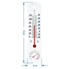 Универсальный белый термометр с гигрометром (-20°C до +50°C) 25см - 2 ['внутренний термометр', ' комнатный термометр', ' термометр для помещений', ' домашний термометр', ' термометр', ' комнатный термометр', ' термометр с читабельной шкалой', ' термометр с гигрометром', ' пластиковый термометр', ' термометр с гигрометром']