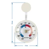 Универсальный самоклеящийся термометр (-50°C до +50°C) - 2 ['универсальный термометр', ' наружный термометр', ' оконный термометр', ' балконный термометр', ' уличный термометр', ' термометр', ' термометр с читабельной шкалой', ' пластиковый термометр', ' термометр на окно', ' самоклеящийся термометр', ' двухсторонний термометр']