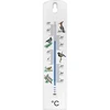Универсальный термометр с рисунком -  птицы (-30°C до +50°C) 20см  - 1 ['универсальный термометр', ' пластиковый термометр', ' термометр с читабельной шкалой', ' термометр с двойной шкалой', ' термометр для помещений с повышенной влажностью', ' внутренне-наружный термометр', ' термометр с цветным принтом']