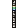 Жидкокристаллический термометр (+16°C до +30°C) 13см  - 1 ['пищевой термометр', ' кухонный термометр', ' кулинарный термометр', ' самоклеящийся термометр', ' термометр для брожения', ' аквариумный термометр', ' жидкокристаллический термометр', ' самоклеящиеся термометры', ' винодельческие термометры', ' пивоваренные термометры']