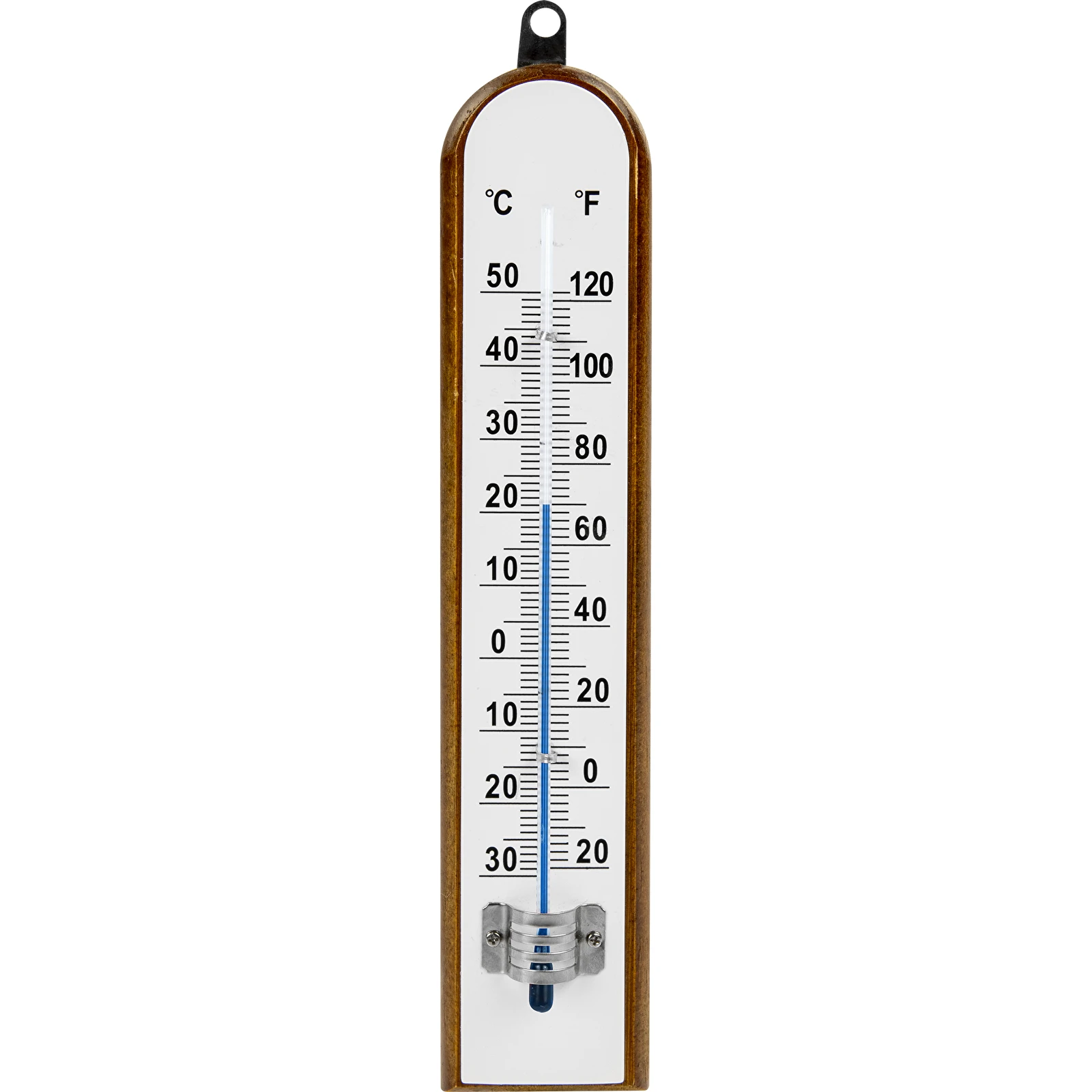 Комнатный термометр с белой шкалой (-30°C до +50°C) 20см