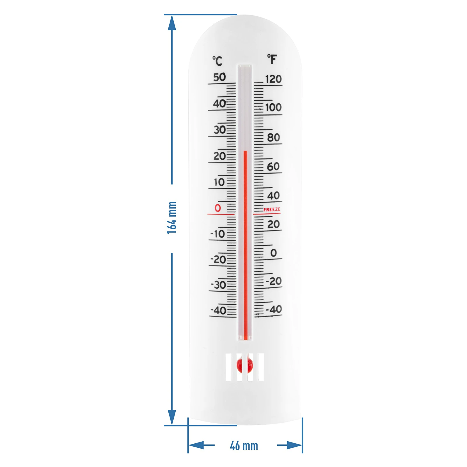 Универсальный термометр (-40°C до +50°C) 16см (температура окр. среды) -  symbol:014902