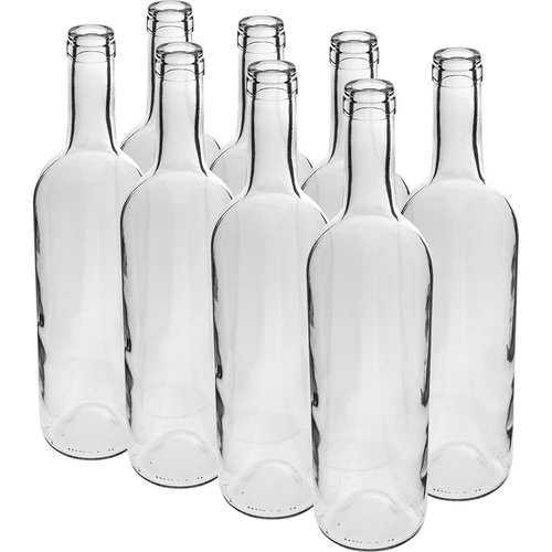 Бутылка для вина 0,75 л белая – термоусадочная упаковка 8 шт. (бутылки) -  symbol:631461