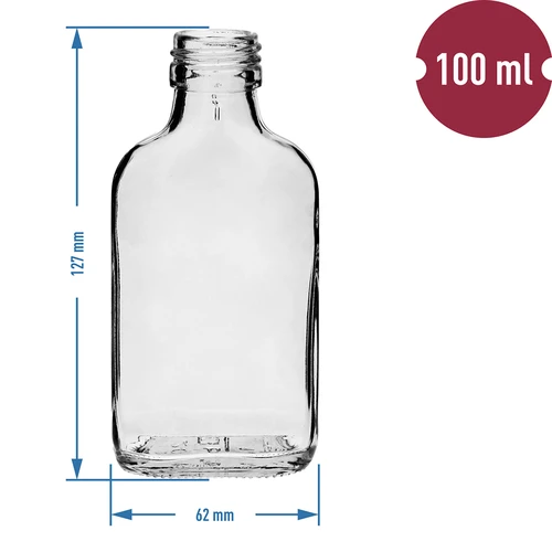 Бутылка-фляга дла наливок 100 мл 10 шт. - 4 ['фляга', ' бутылка для наливок', ' бутылка для ликера', ' стеклянная бутылка', ' бутылка 100 мл', ' бутылка для масла', ' бутылочка 100 мл', ' стеклянные бутылочки']