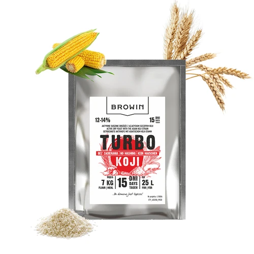 Дрожжи спиртовые Turbo Koji, 50 г - 4 ['дрожжи Koji', ' грибок Koji', ' ржаная водка', ' картофельная водка', ' холодная затирка', ' спиртовые дрожжи', ' самогонные дрожжи', ' винокуренные дрожжи', ' без затирки', ' дрожжи для зерна', ' для виски']