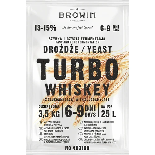 Дрожжи спиртовые TurboWHISKEY, 23 г - 2 ['дрожжи для спирта', ' самогон', ' самогонщик', ' самогонщик']