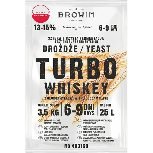 Дрожжи спиртовые TurboWHISKEY, 23 г  - 1 ['дрожжи для спирта', ' самогон', ' самогонщик', ' самогонщик']