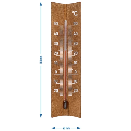 Комнатный термометр с рисунком (-20°C до +50°C) 15см, бронза - 5 ['внутренний термометр', ' комнатный термометр', ' термометр для помещений', ' домашний термометр', ' термометр', ' деревянный комнатный термометр', ' термометр с читабельной шкалой', ' термометр с усиленной защитой капиллярной капсулы']