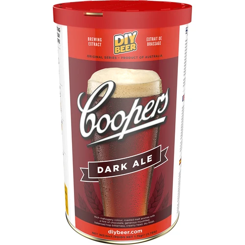 Концентрат для приготовления 23 л пива, 1,7 кг - DARK ALE COOPERS - 2 ['темный эль', ' темный', ' пиво', ' набор для варки']