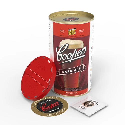 Концентрат для приготовления 23 л пива, 1,7 кг - DARK ALE COOPERS - 3 ['темный эль', ' темный', ' пиво', ' набор для варки']