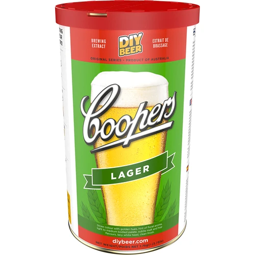 Концентрат для приготовления 23 л пива, 1,7 кг - LAGER - COOPERS - 2 ['светлый', ' светлый', ' светлый лагер', ' пиво', ' набор для пивоварения']