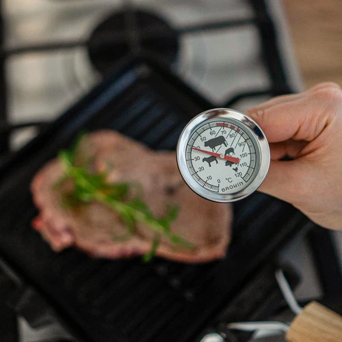 Кулинарный термометр с рисунком (0°C до +120°C) 21,0см - 6 ['кухонные термометры', ' кулинарный термометр', ' термометр для выпечки', ' термометр для жарки', ' универсальный кухонный термометр', ' термометр для приготовления пищи', ' кулинарные термометры']