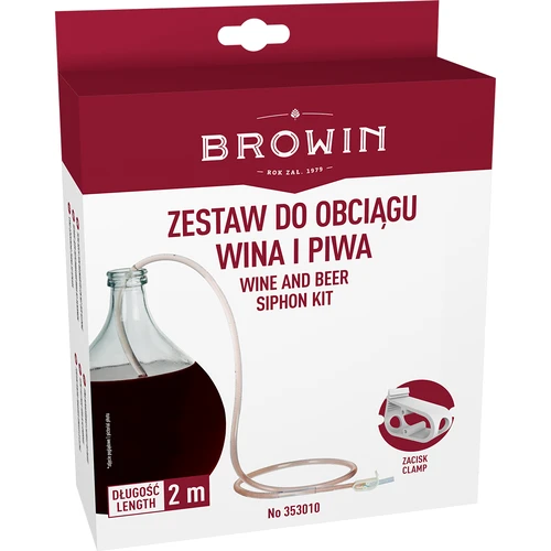 Шланг с зажимом для перелива вина - 2 ['шланг для экстракции вина', ' купаж вина', ' экстракция вина']