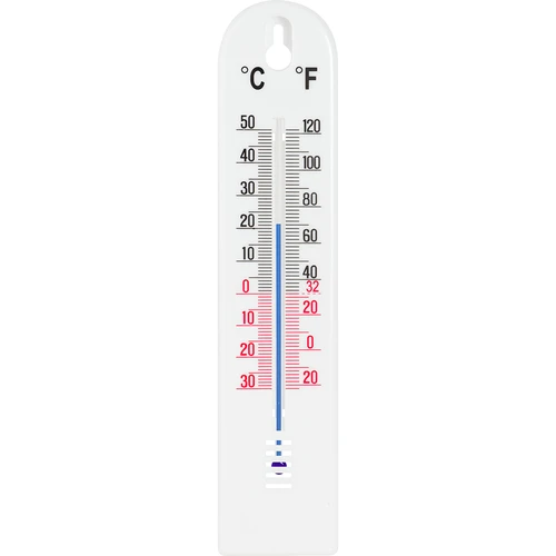 Термометр комнатный пластиковый белый (-30°C до +50°C) 20см  - 1 ['круглый термометр', ' наружный термометр', ' внутренний термометр', ' комнатный термометр', ' какая температура']