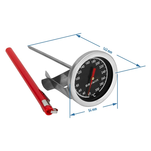 Термометр кулинарный (20°C до +300°C) 12,5см - 2 ['кулинарный термометр', ' кулинарные термометры', ' кухонные термометры', ' термометр для выпечки', ' термометр для варки', ' термометр для жарки', ' термометр со щупом-иглой']