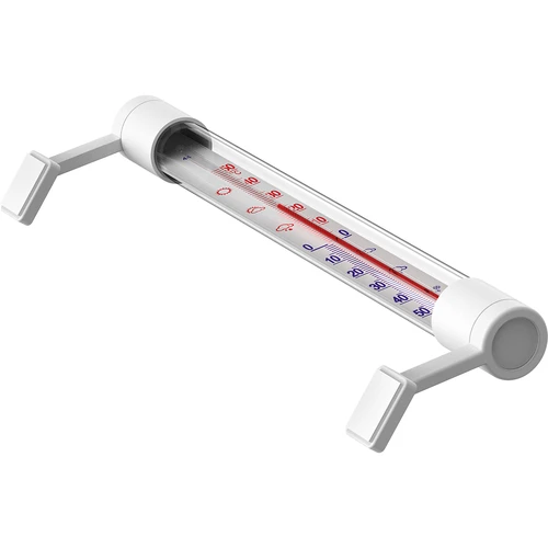 Термометр уличный трубчатый, приклеиваемый/привинчиваемый (-50°C до +50°C) 22см микс - 5 ['круглый термометр', ' какая температура']