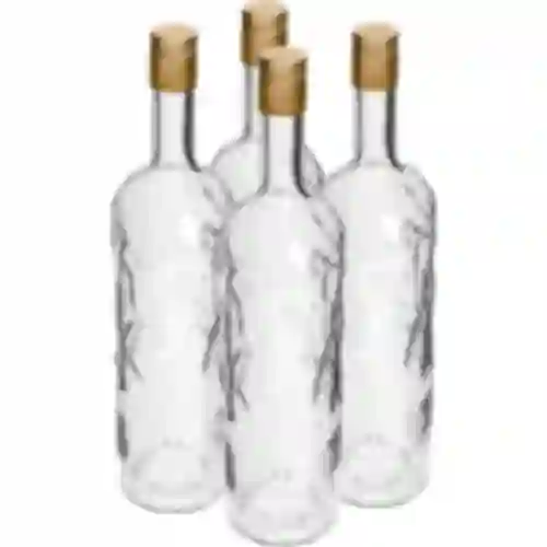 Бутылка Ледяная 500 мл с завинчивающейся крышкой fi30/35, 4 шт.