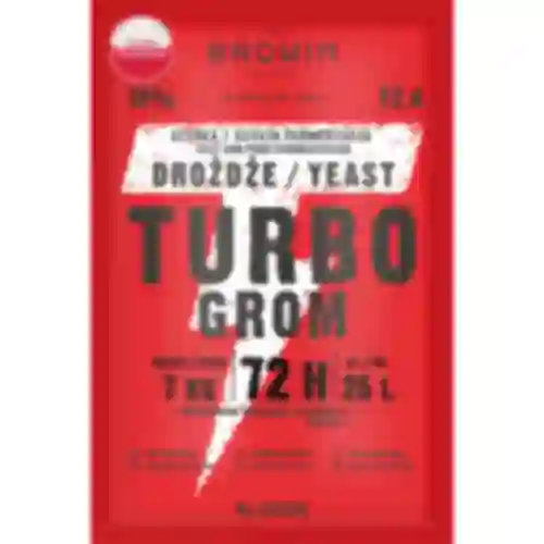 Дрожжи спиртовые Turbo Grom 72 ч, 120 г