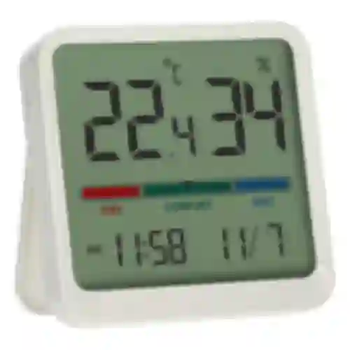 Электронный комнатный термометр, белый