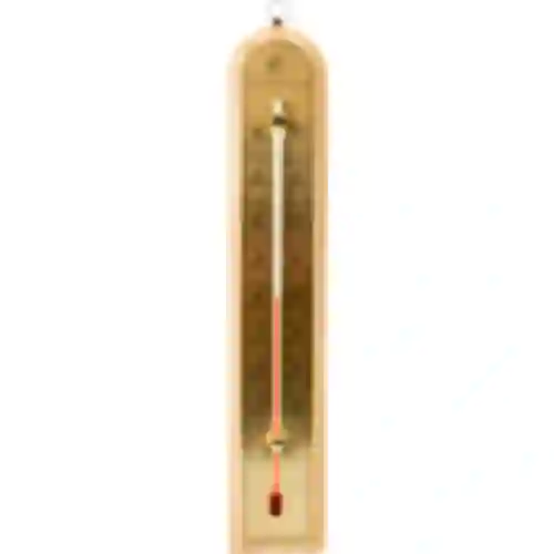 Комнатный термометр с золотистой шкалой (-10°C до +60°C) 28см микс