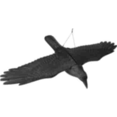 Отпугиватель птиц - ворон большой с распростертыми крыльями