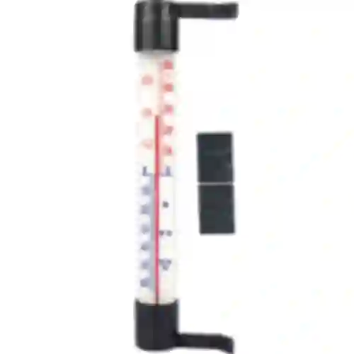 Термометр уличный приклеиваемый, антрацитовый (-70°C до +50°C) 23см