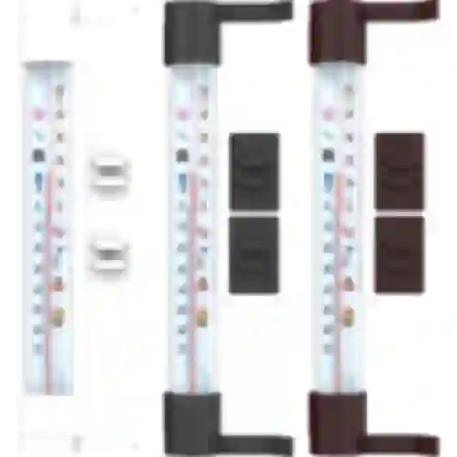 Термометр уличный трубчатый с рисунком - одежда (-50°C до +50°C) 23см