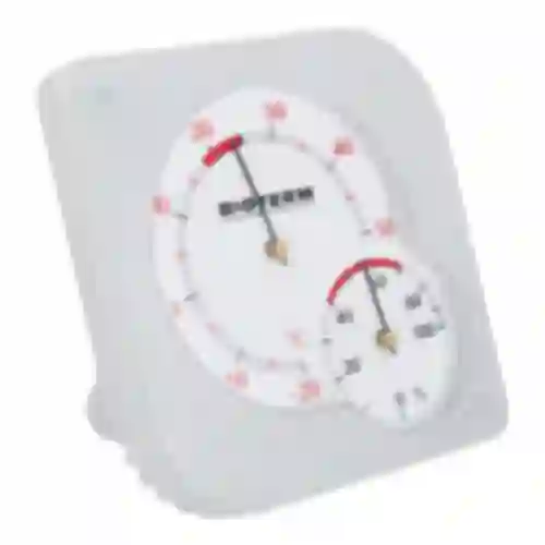 Универсальный внутренний биметаллический термометр с гигрометром (-20°C до +50°C) микс